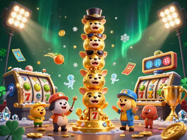 Sissy's Southern Kitchen showcases vibrant 3D slots action with joyful casino symbols and sparkling golden accents.